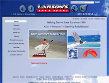 Tablet Screenshot of larsonsport.com